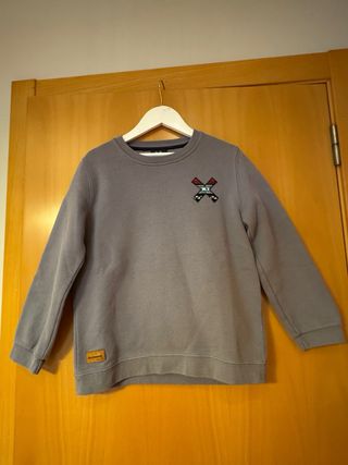 Sudadera niña Blue Banana color malva