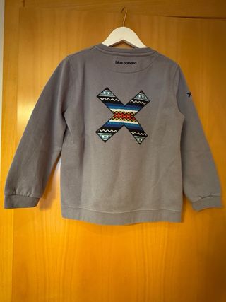 Sudadera niña Blue Banana color malva