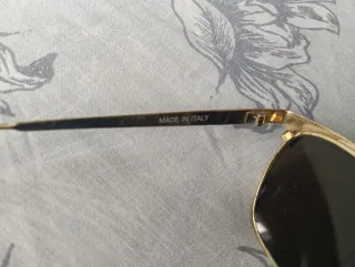 Gafas CC Castellani Marrón y Dorado