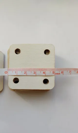 Set 24 carte in legno per tessitura