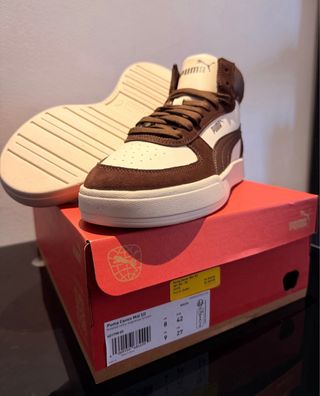 Zapatos Puma Caven Mid SD Marrón/Blanco