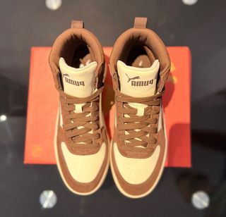 Zapatos Puma Caven Mid SD Marrón/Blanco