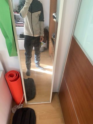 Nike Tech Fleece Crema y Verde