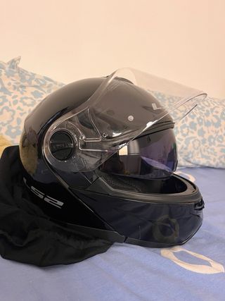 Casco Moto Integral LS2 Negro