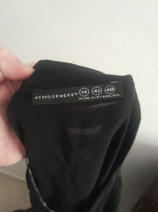 Blusa/camisa negra manga larga