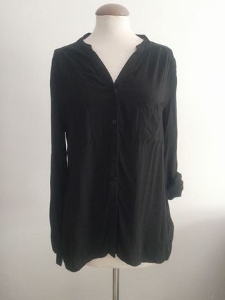Blusa/camisa negra manga larga