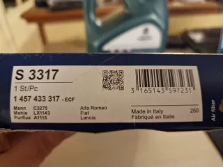 Kit Tagliando Olio Filtro Aria Fiat 500L 1.4