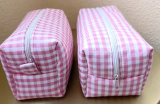 Neceser box mediano cuadros vichy