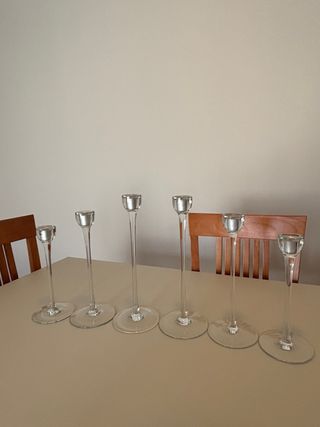 Candelabri in vetro Ikea (Set di 6)