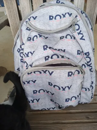 Mochila Roxy Gris y Rosa