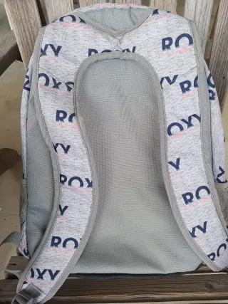 Mochila Roxy Gris y Rosa