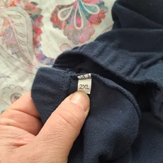 Pigiama uomo blu e grigio taglia XXL