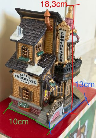 Fabbrica cioccolato natale paesello lemax lucy