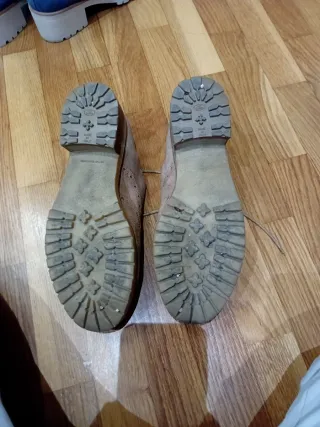 Zapatos planos beige