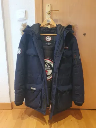 Abrigo Norway Geographical Azul Talla L