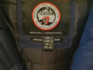 Abrigo Norway Geographical Azul Talla L