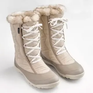 Botas de nieve Quechua beige y grises