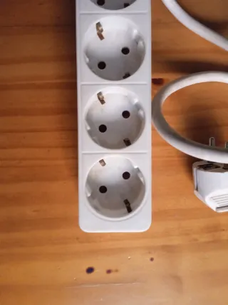 Regleta 6 tomas con interruptor