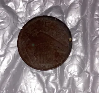 Moneda 5 Pesetas 1957 Franco