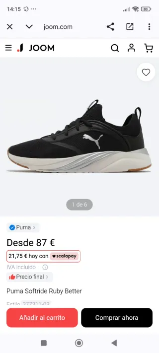 Zapatillas Puma Softride Ruby Better