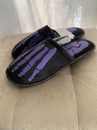 Zapatillas pantuflas Huesos Esqueleto