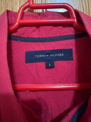 Camisa Tommy Hilfiger Roja Talla L