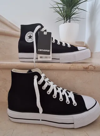 Converse All Star Negras Talla 44 Unisex