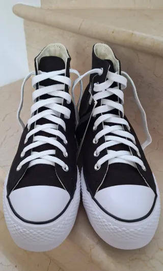 Converse All Star Negras Talla 44 Unisex
