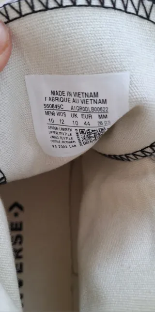 Converse All Star Negras Talla 44 Unisex