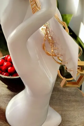 Set orecchini minimal dorati e argentati