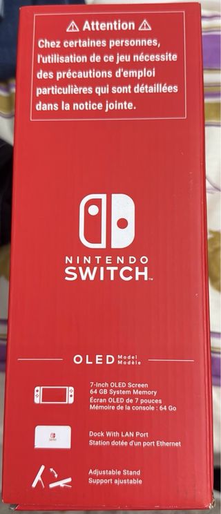 Nintendo Switch OLED Blanca/Negra Sin Estrenar