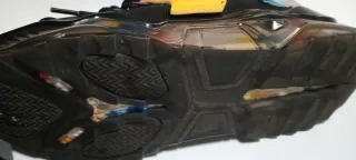 Zapatillas deportivas negras multicolor