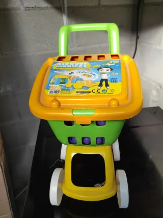 Carrito de bloques mágicos para niños