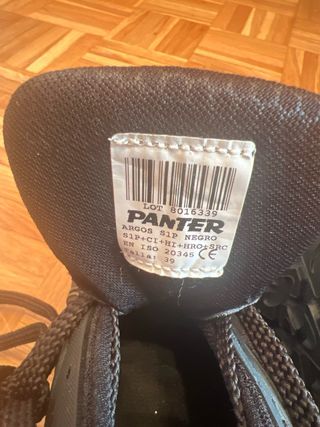 Zapatos seguridad Panter Argos Talla 39