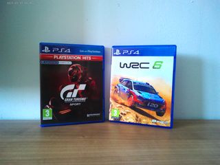 Pacchetto 2 Giochi PS4: Gran Turismo Sport e WRC 6