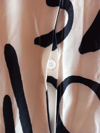 Vestido camisero estampado