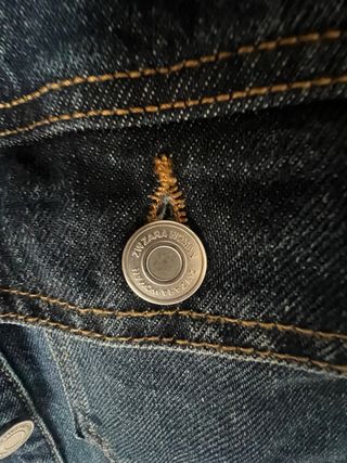 Cazadora tejana larga Zara