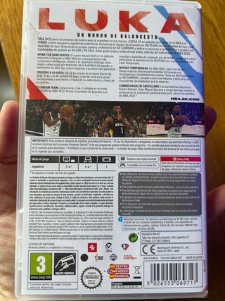 Juego Nintendo Switch NBA 2K22