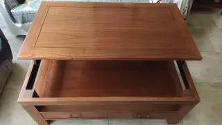 Mesa de centro de madera maciza