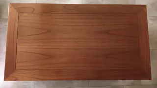 Mesa de centro de madera maciza