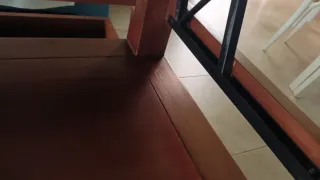 Mesa de centro de madera maciza