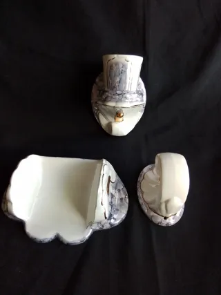 Juego Cerámica Baño Vintage