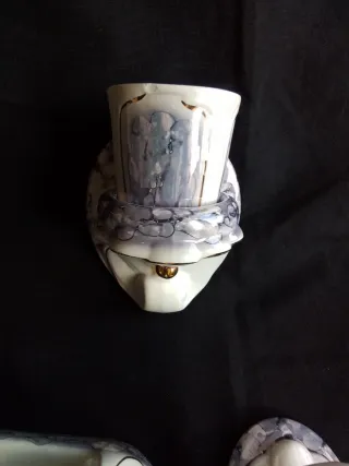 Juego Cerámica Baño Vintage