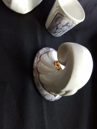 Juego Cerámica Baño Vintage