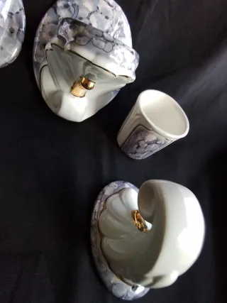 Juego Cerámica Baño Vintage