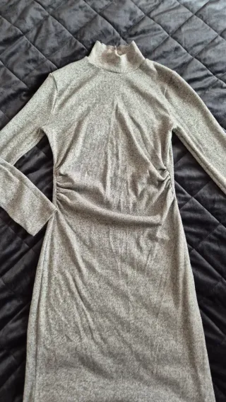 Vestido Zara premamá gris
