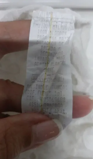 Blusa Algodón Bato Peto Talla L