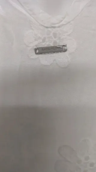 Blusa Algodón Bato Peto Talla L