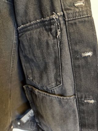 Chaqueta vaquera H&M negra Talla 34