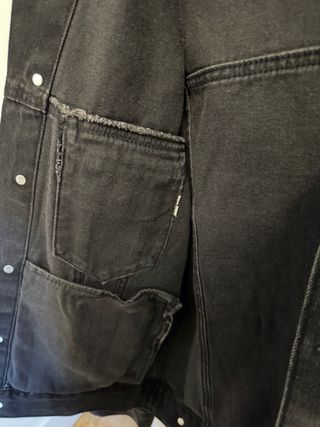 Chaqueta vaquera H&M negra Talla 34